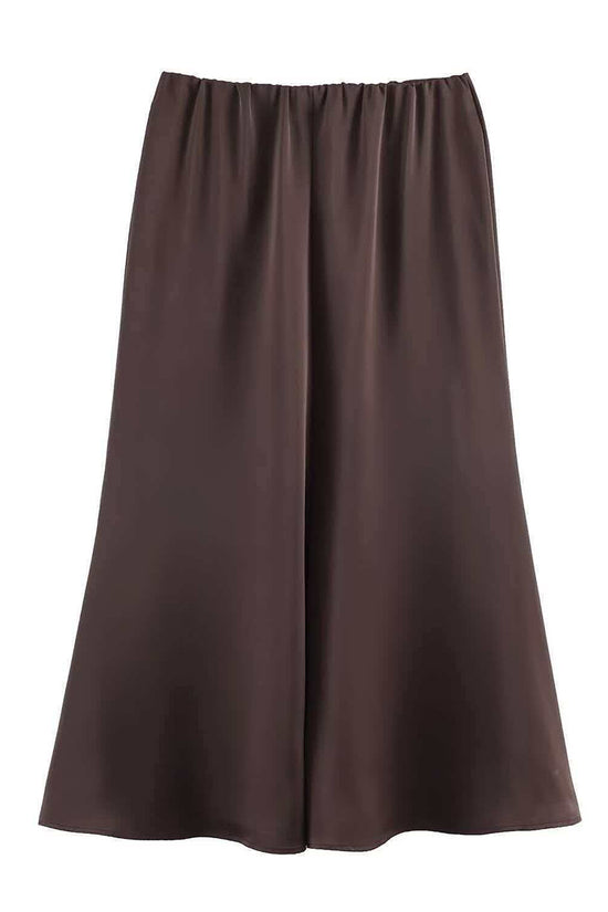 Elegant Flowing Midi Skirt