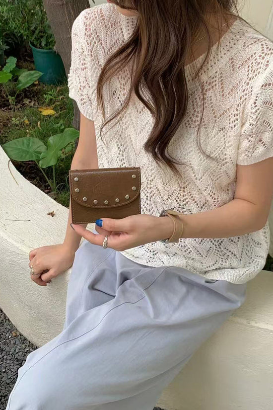 Chic Rivet Clutch