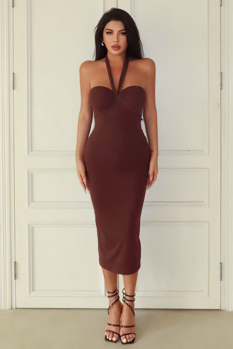 Halter Bodycon  Dress
