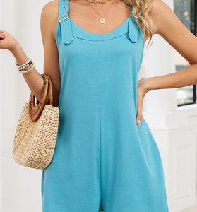 Casual Sleeveless Summer Romper