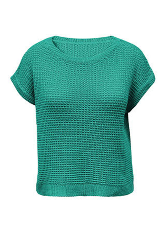 Chic Open-Knit Sweater Vest
