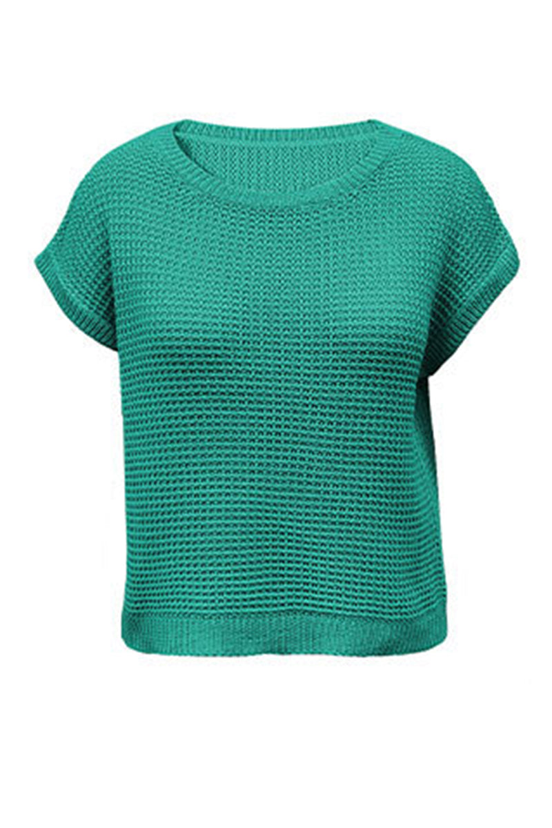 Chic Open-Knit Sweater Vest