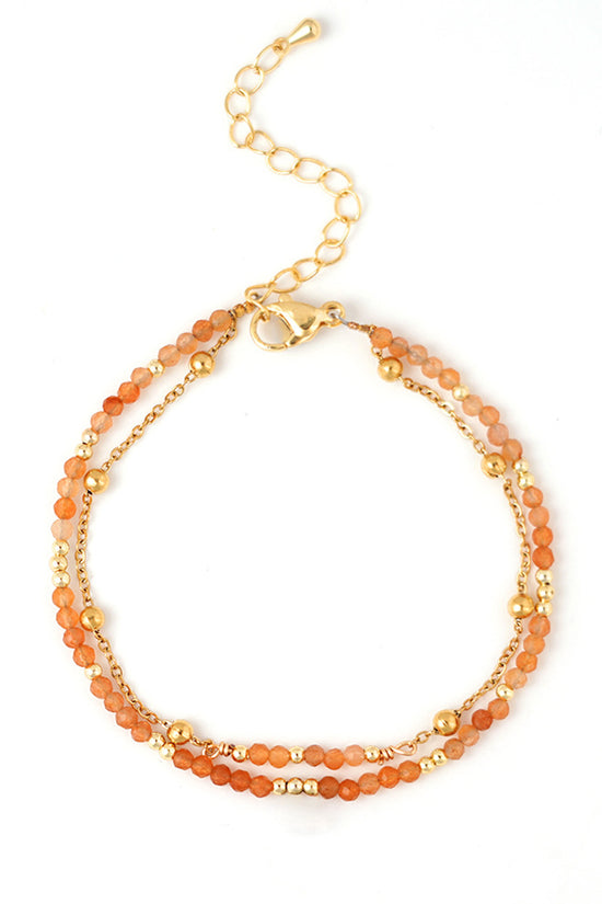 Elegant Beaded Layered Bracelet