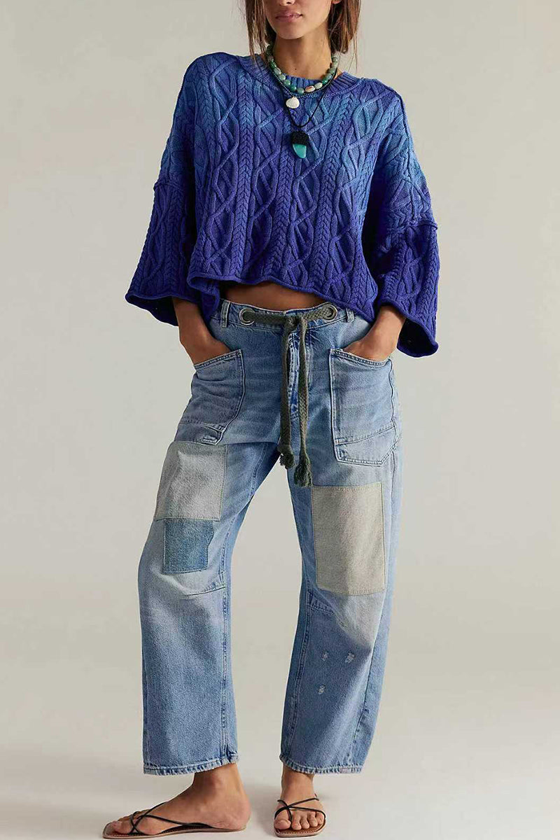 Urban Chic Straight Leg Denim Pants