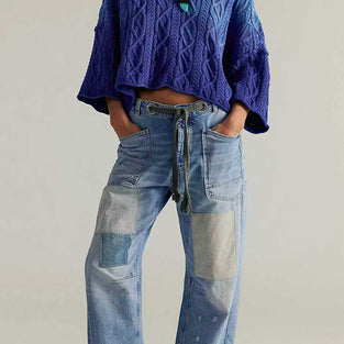 Urban Chic Straight Leg Denim Pants