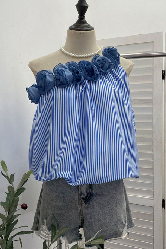 Off-Shoulder Ruffled Tank Top