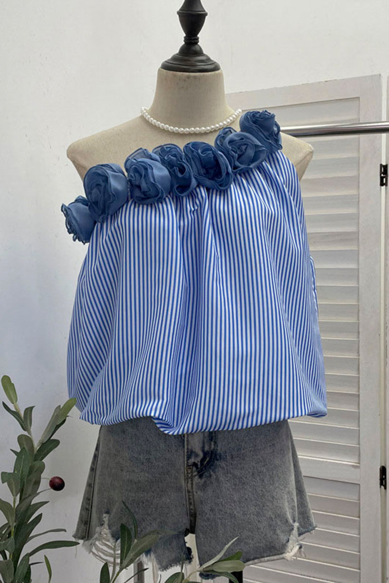Off-Shoulder Ruffled Tank Top