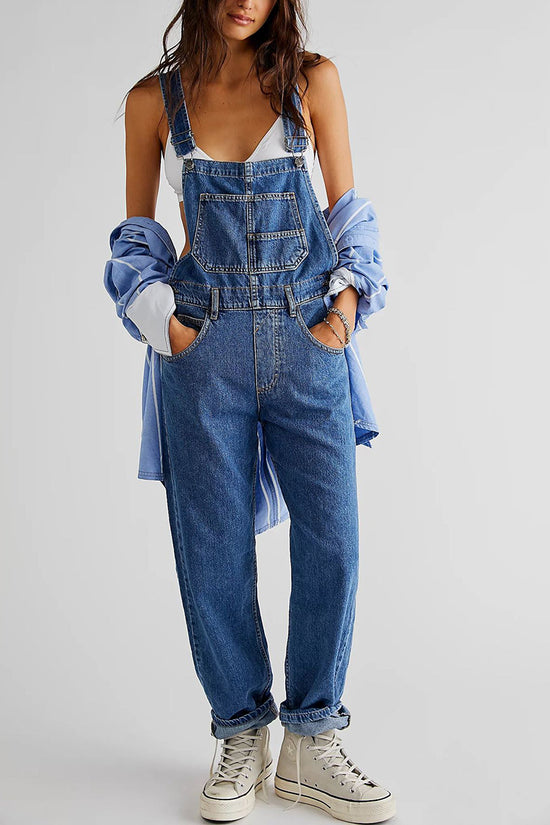 Casual Denim Jumpsuit