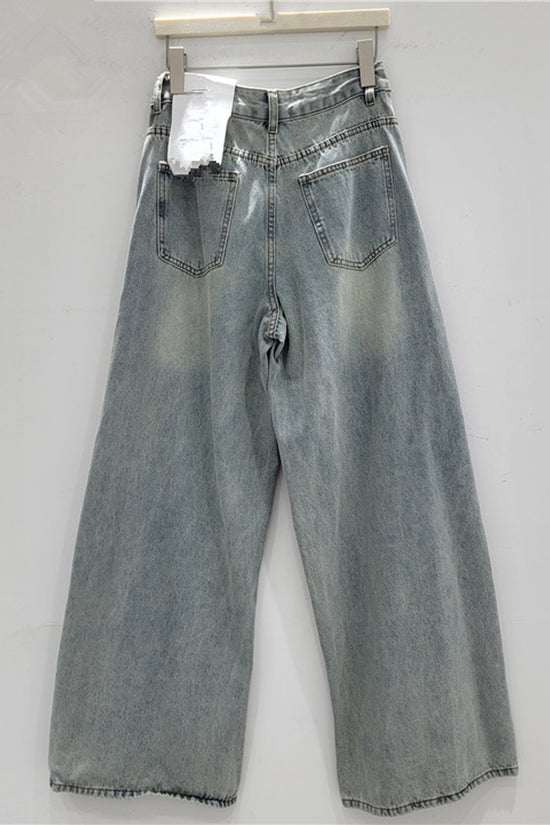 Embellished Wide Leg Jeans