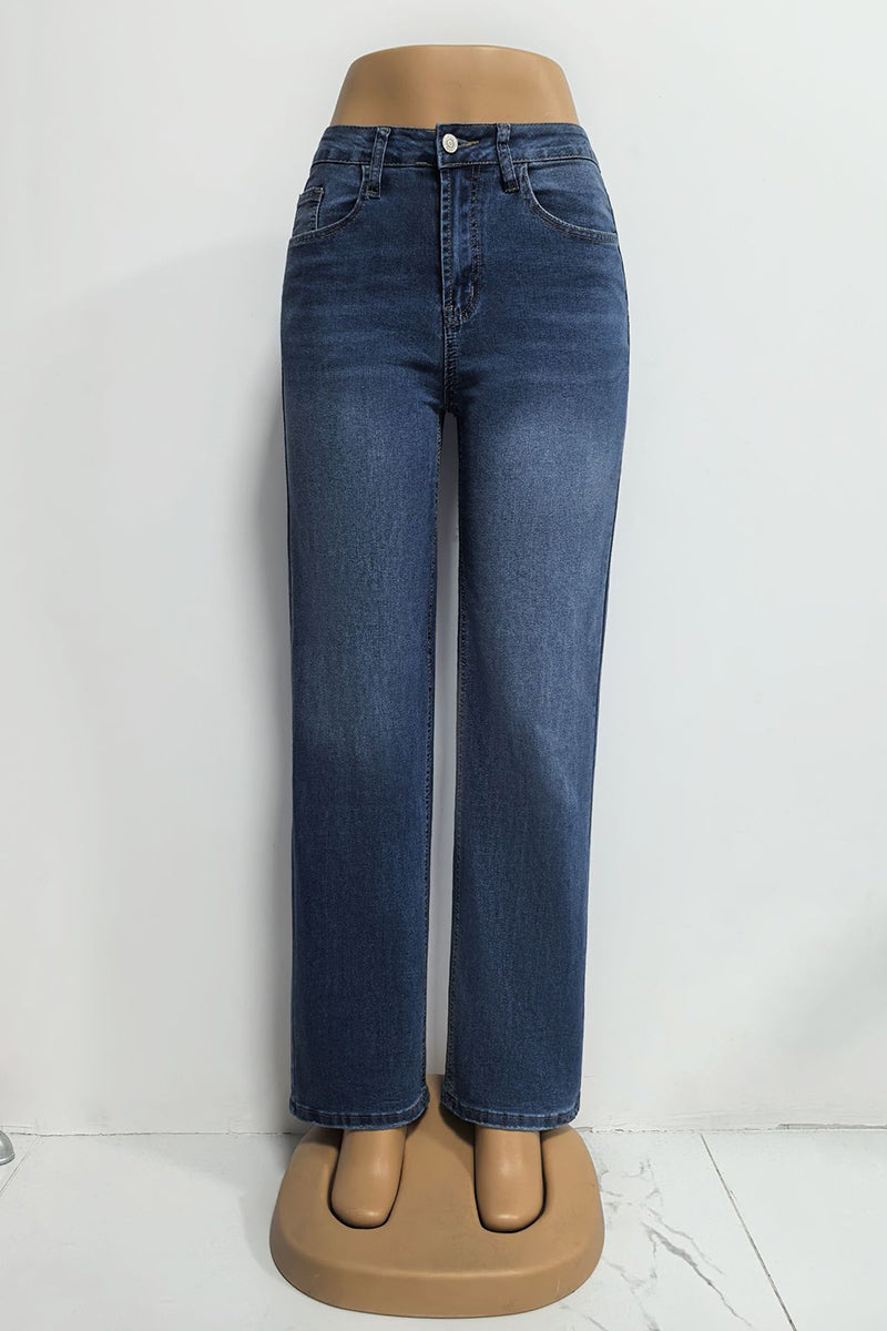 Trendy Straight Jeans