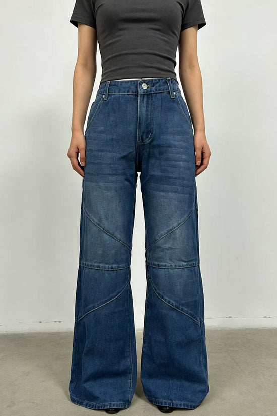 Classic Straight Jeans with Modern Flare