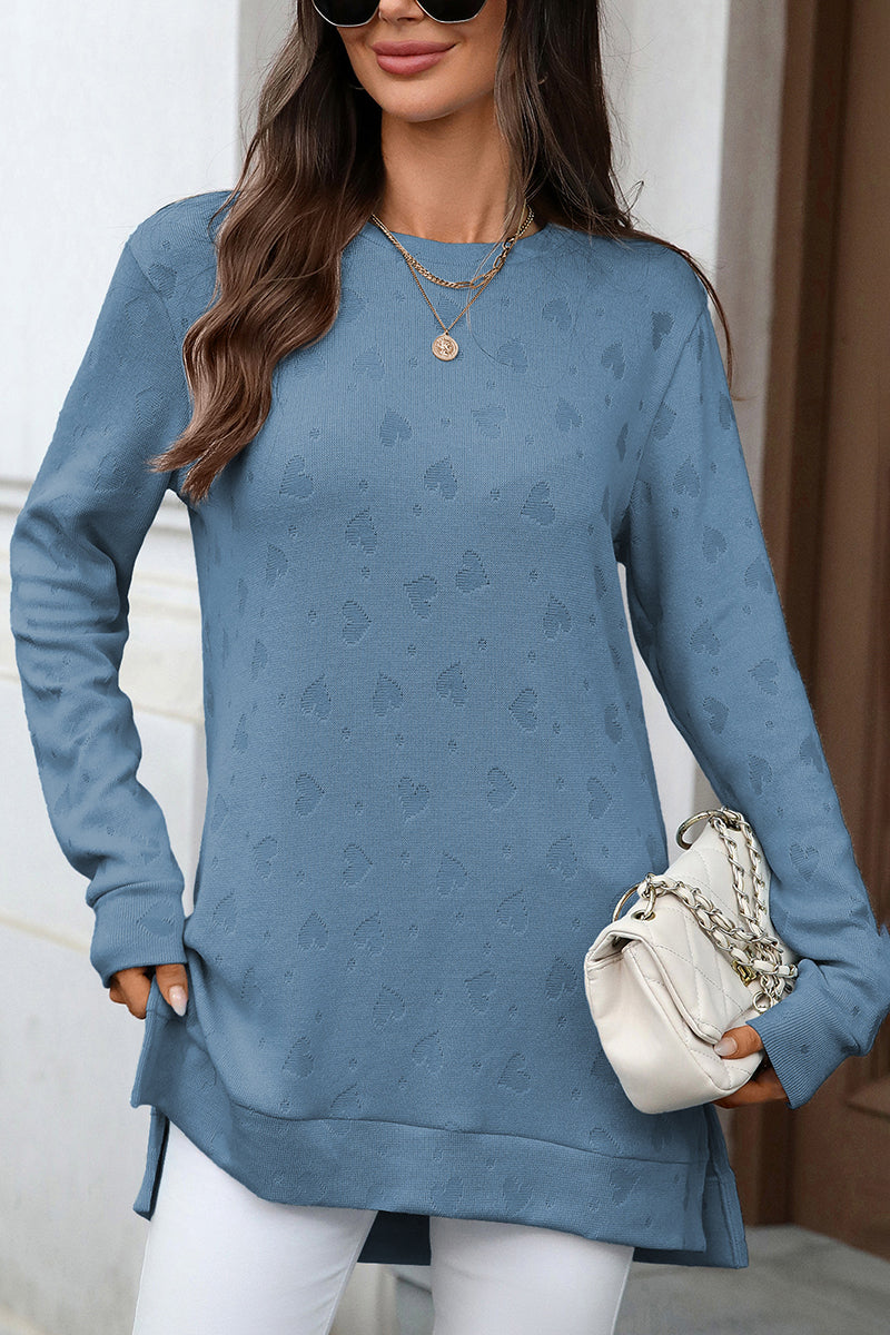 Long Sleeve Oversized Tunic Tee