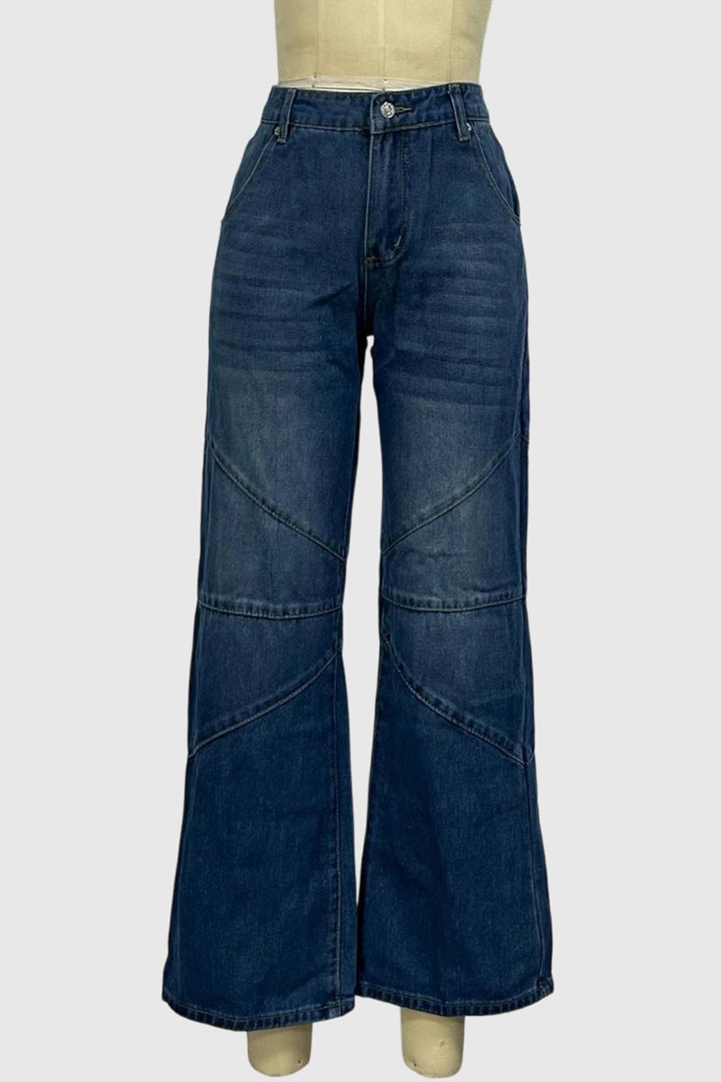 Classic Straight Jeans with Modern Flare