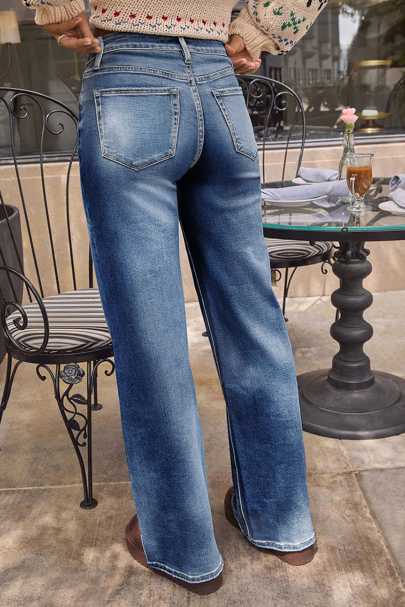Trendy Straight Jeans
