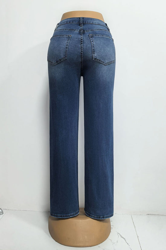 Trendy Straight Jeans