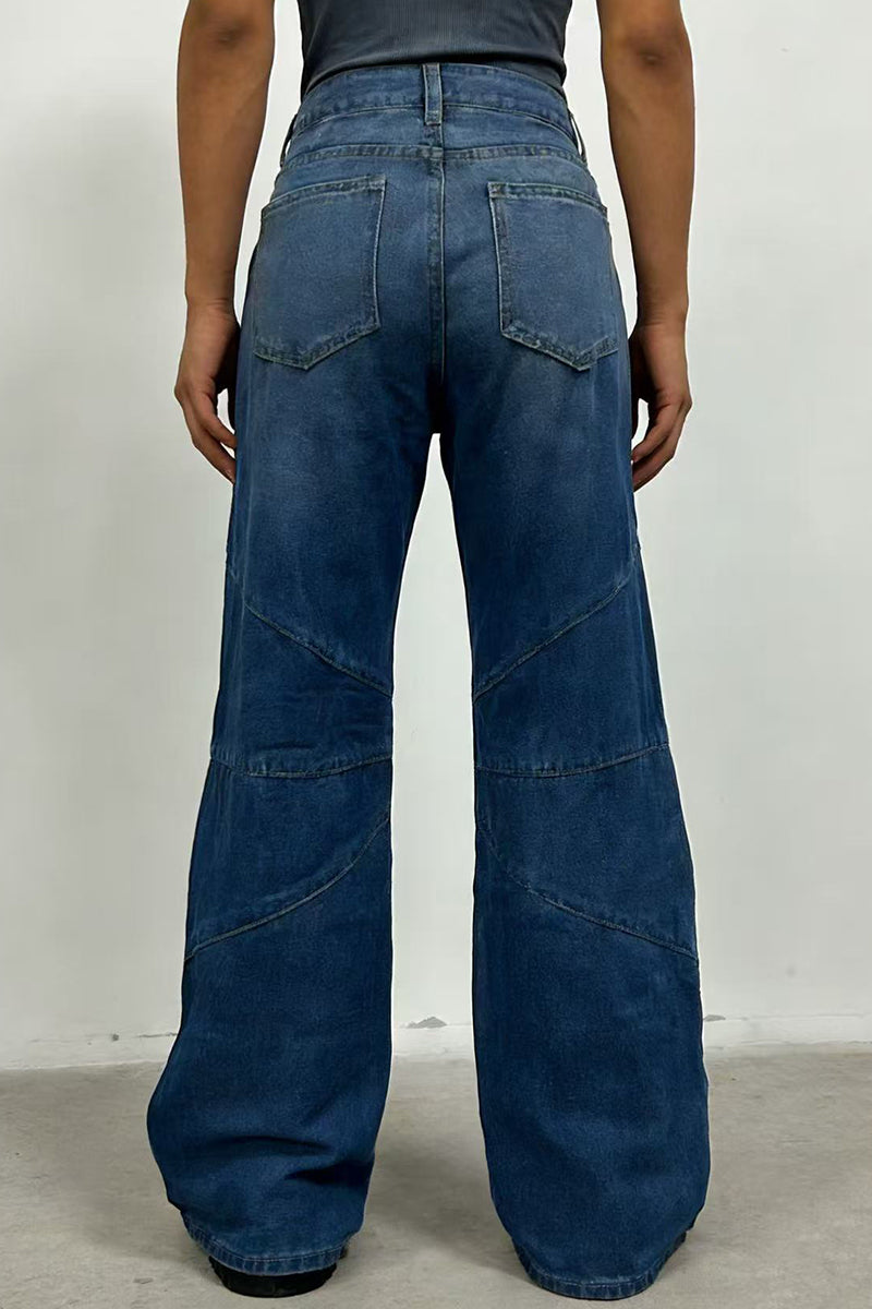 Classic Straight Jeans with Modern Flare