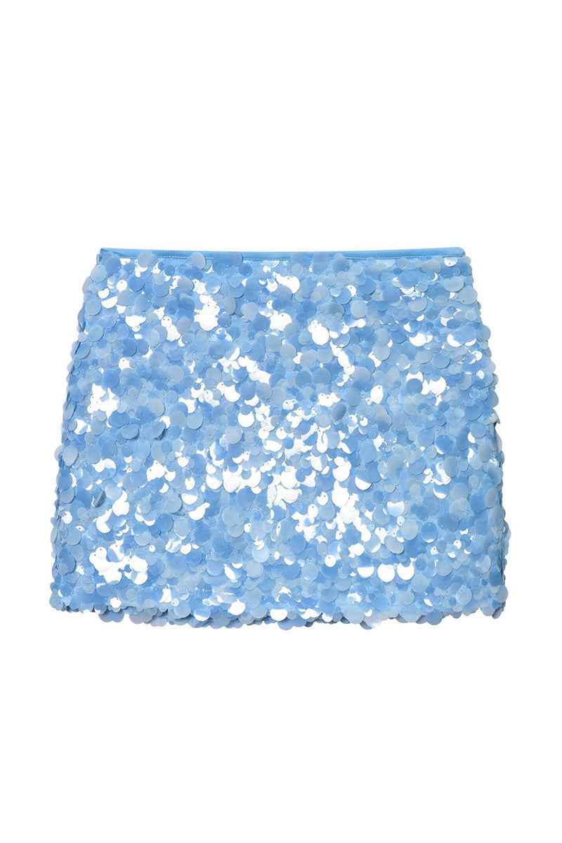 Sequin Embellished Mini Skirt