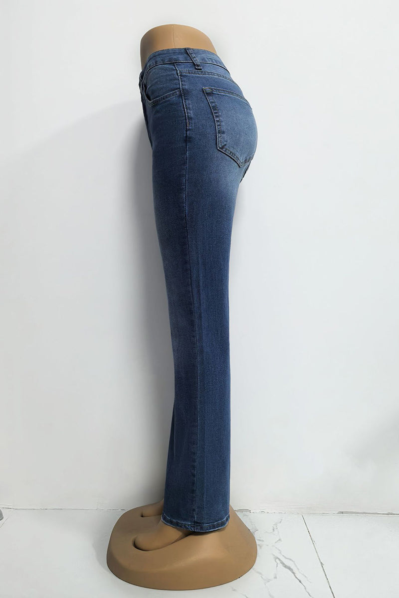Trendy Straight Jeans