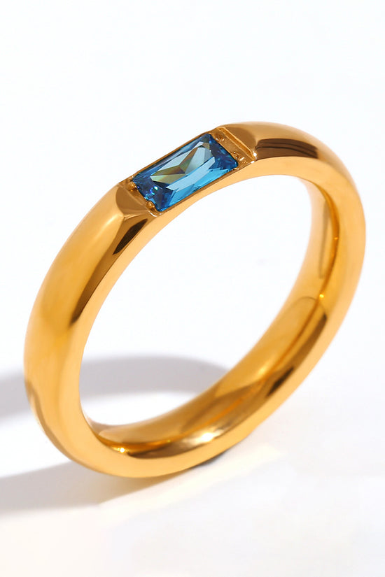 Elegant Birthstone Ring