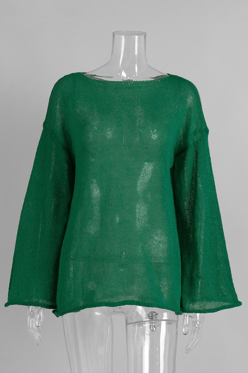 Classic Long Sleeve Knit T-Shirt