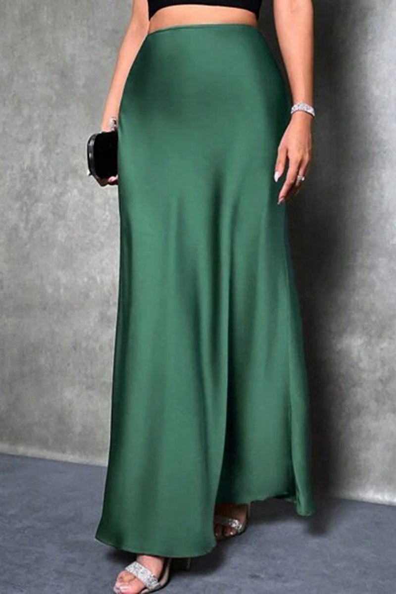 Elegant High-Waist Skirt
