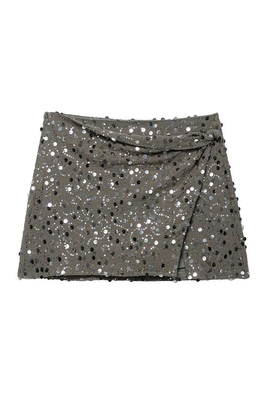 Sequin Mini Skirt