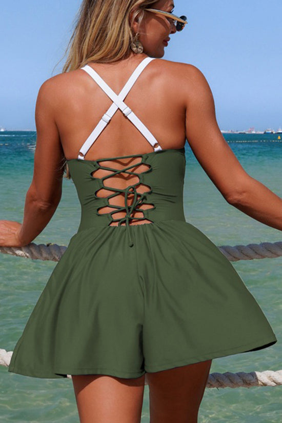 Stylish One-Piece Beach Swimsuit