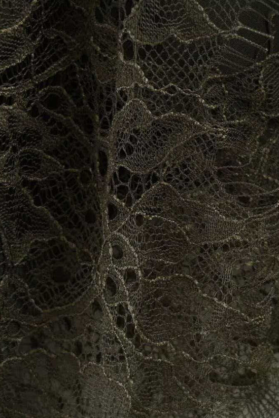 Sleek Lace Trim Spaghetti Strap Dress