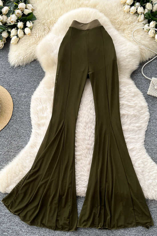 Flowing Flare Casual Pants