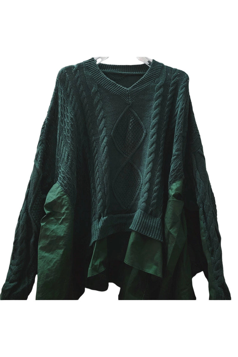 Oversized Cable Knit Sweater