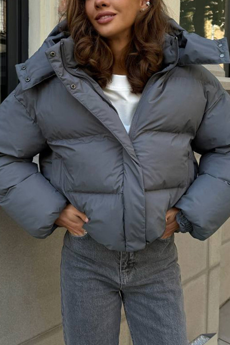 Padded Hooded Puff Coat