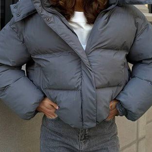 Padded Hooded Puff Coat