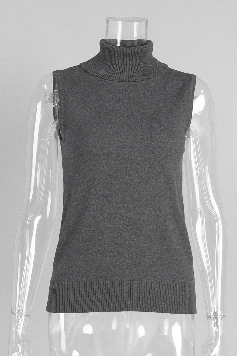 Timeless Turtleneck Sweater Vest