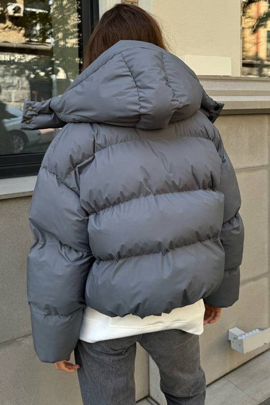 Padded Hooded Puff Coat