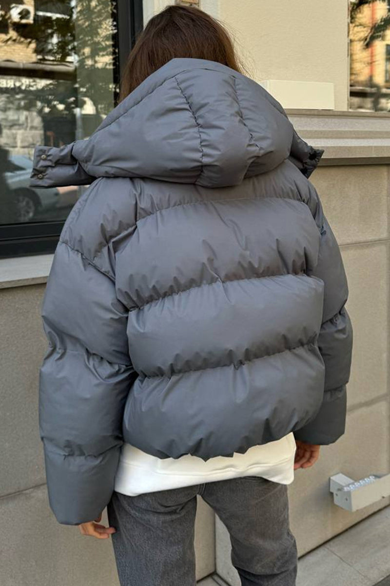 Padded Hooded Puff Coat