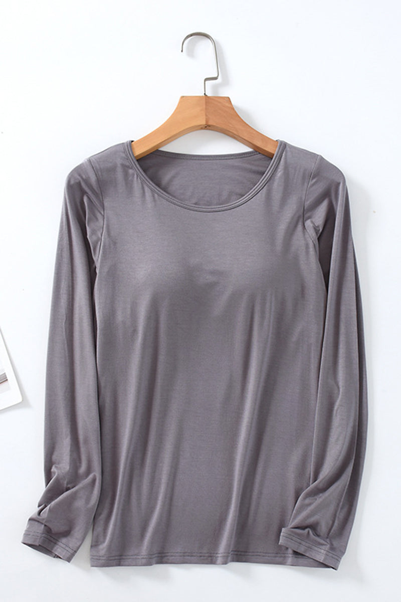 Essential Long Sleeve Crew Neck Tee