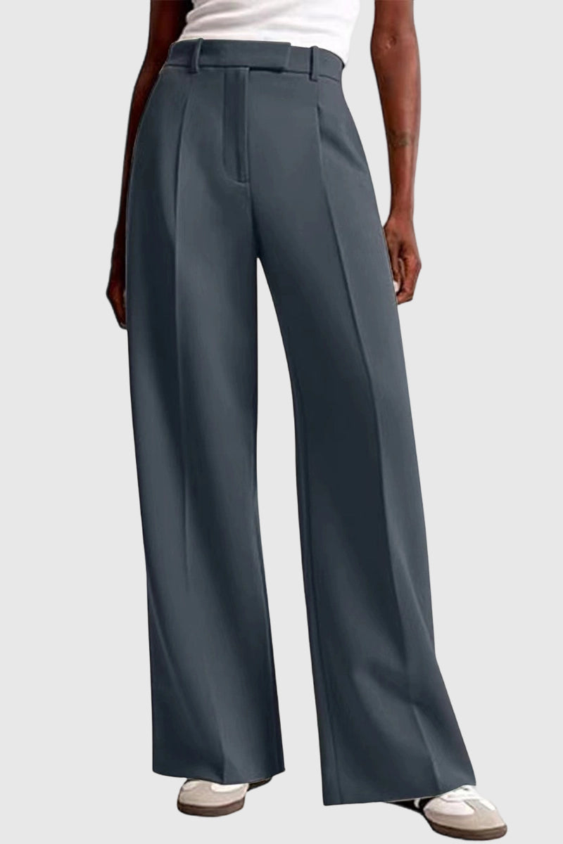 Wide-Leg Relaxed Fit Casual Pants