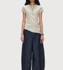 Oversized Dark Denim Trousers