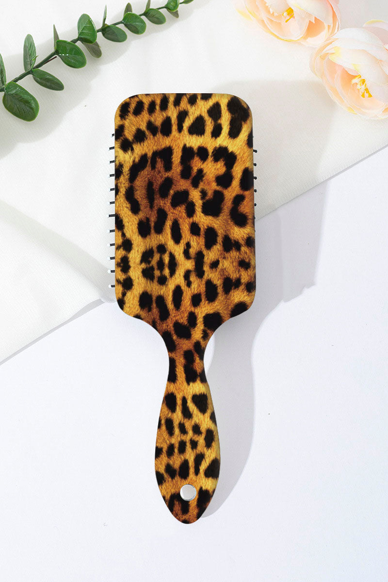 Chic Leopard Pattern Hairbrush