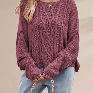Cable Knit Oversized Sweater