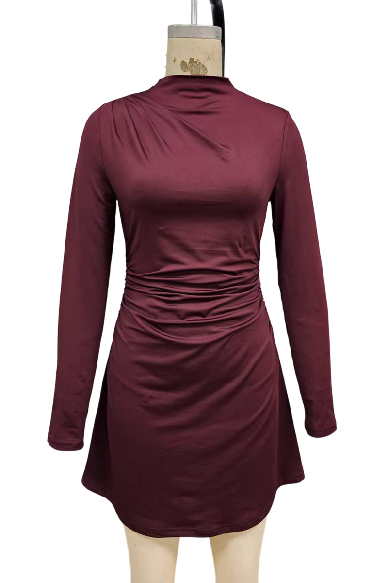 Long Sleeve Casual Bodycon Dress