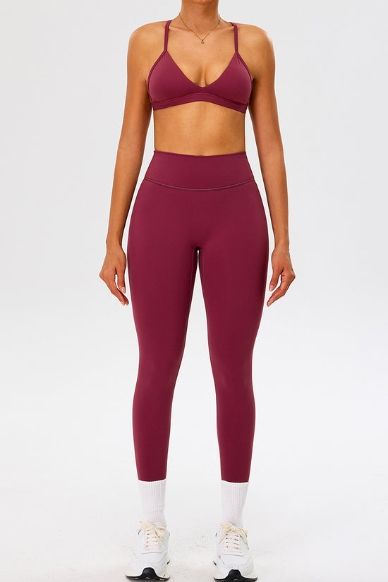 Sports Bra and Leggings Activewear Set