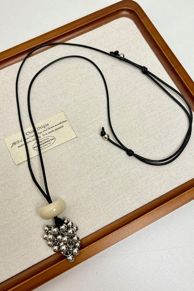 Clustered Pendant Statement Necklace