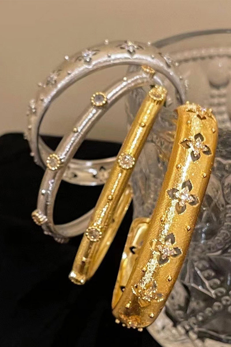 Elegant Rhinestone Studded Bracelet