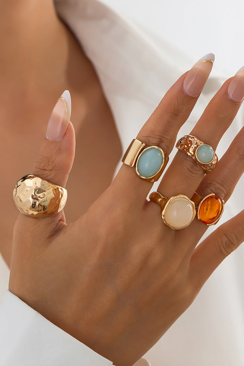 Elegant Gemstone Statement Ring