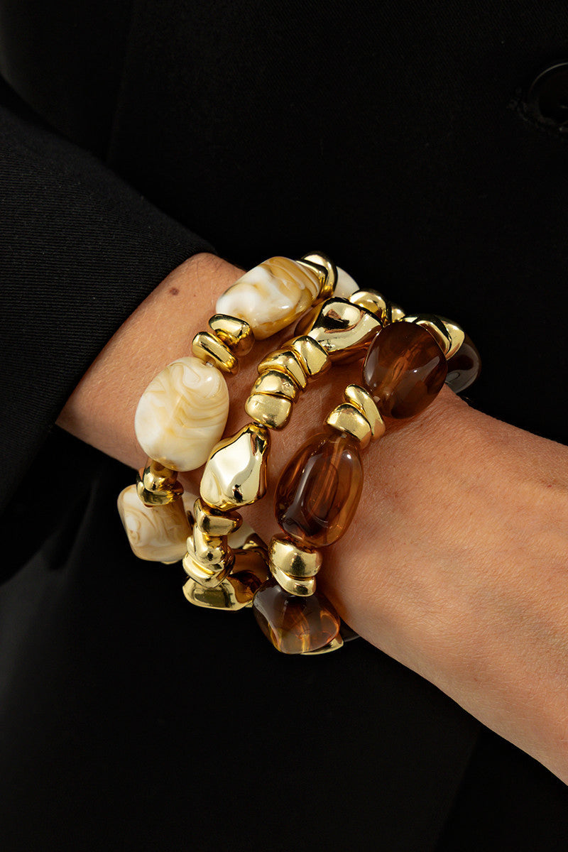 Elegant Chunky Beaded Bracelet