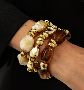 Elegant Chunky Beaded Bracelet