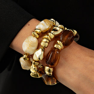 Elegant Chunky Beaded Bracelet