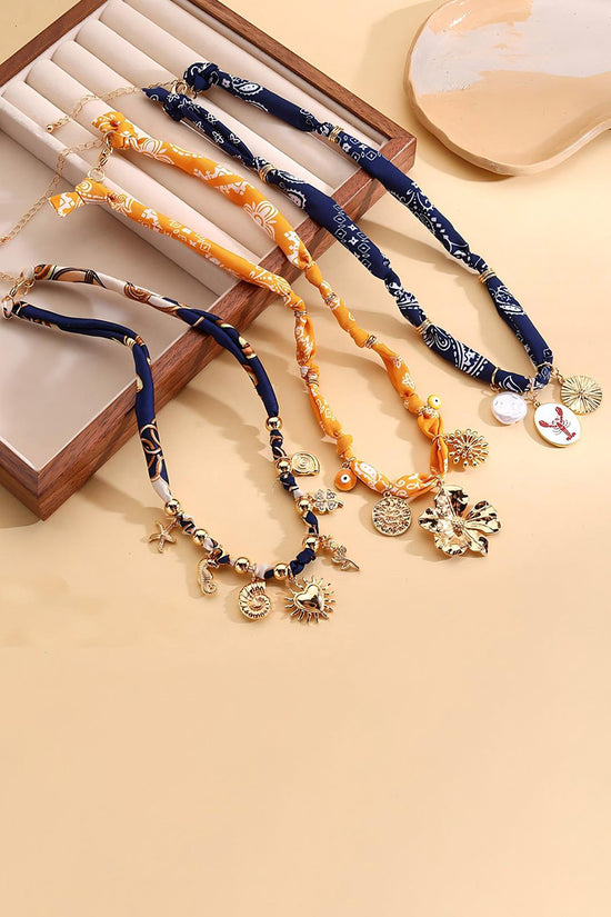 Charming Sea-Themed Charm Necklace