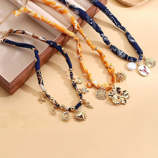 Charming Sea-Themed Charm Necklace